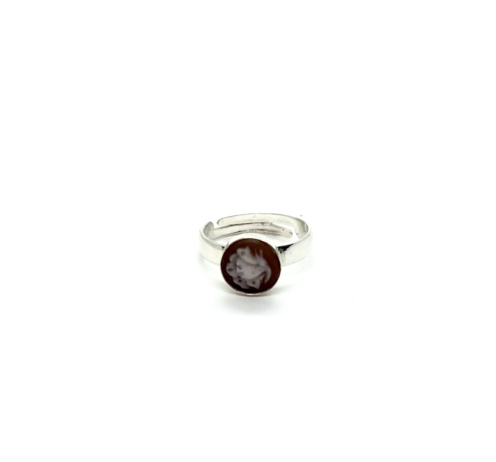 Ring Small Cameo Butterfly 1