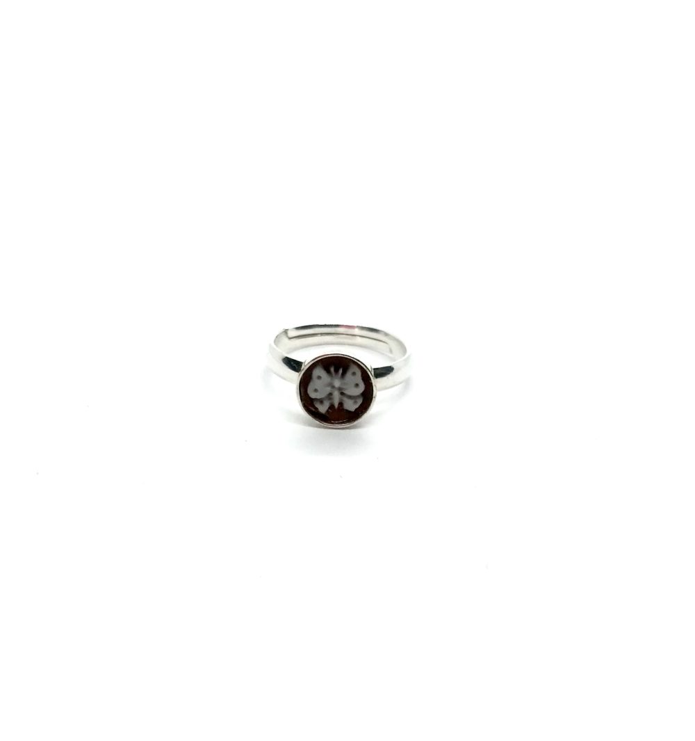 Ring Small Cameo - Butterfly 2 1