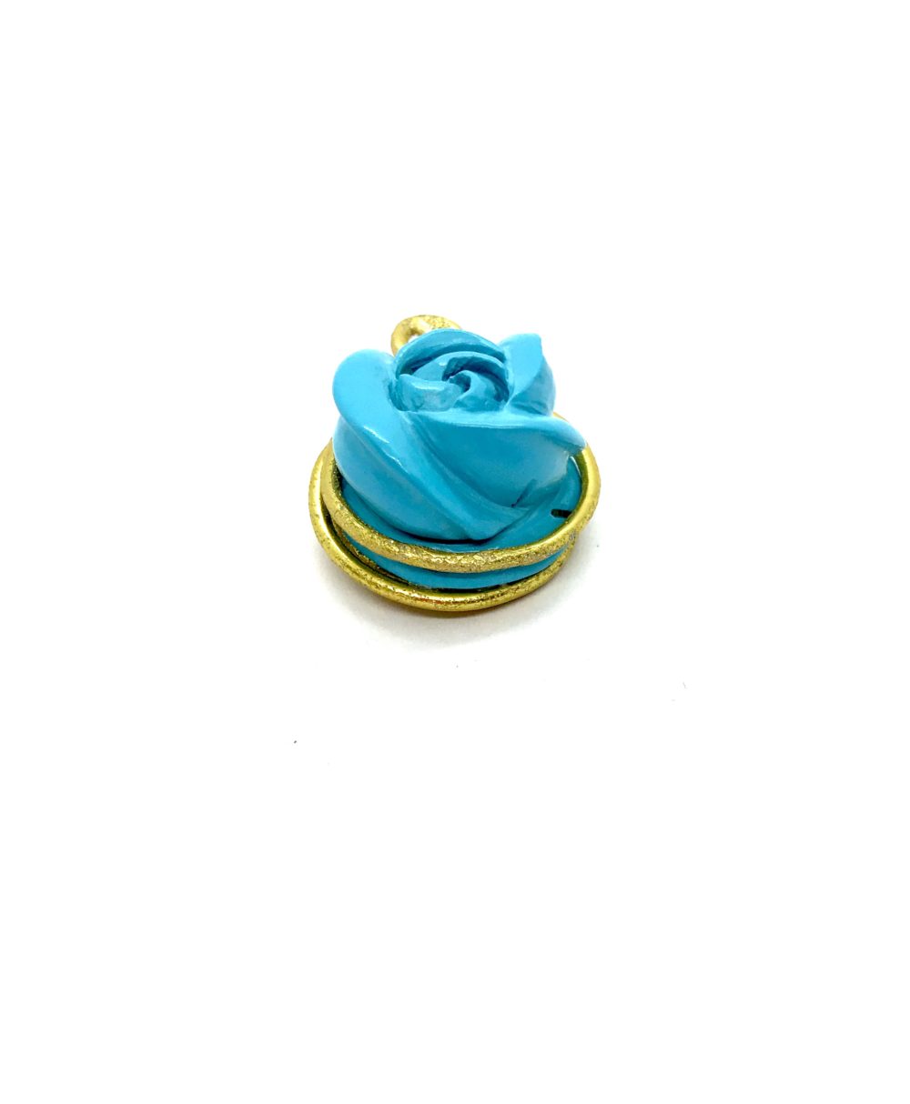 Pendant Rose in Turquoise 3