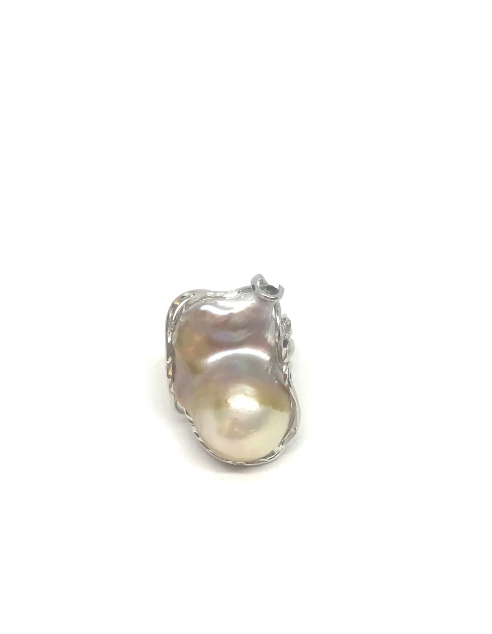 Anello in Argento e Perla Naturale 1