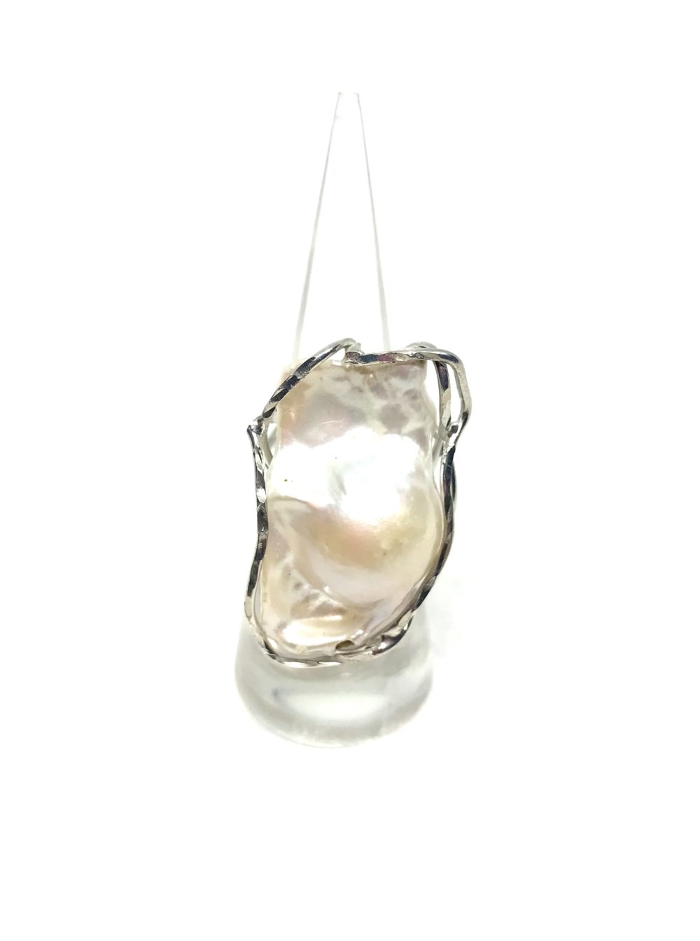 Ring in Silver and Natural Pearl 3