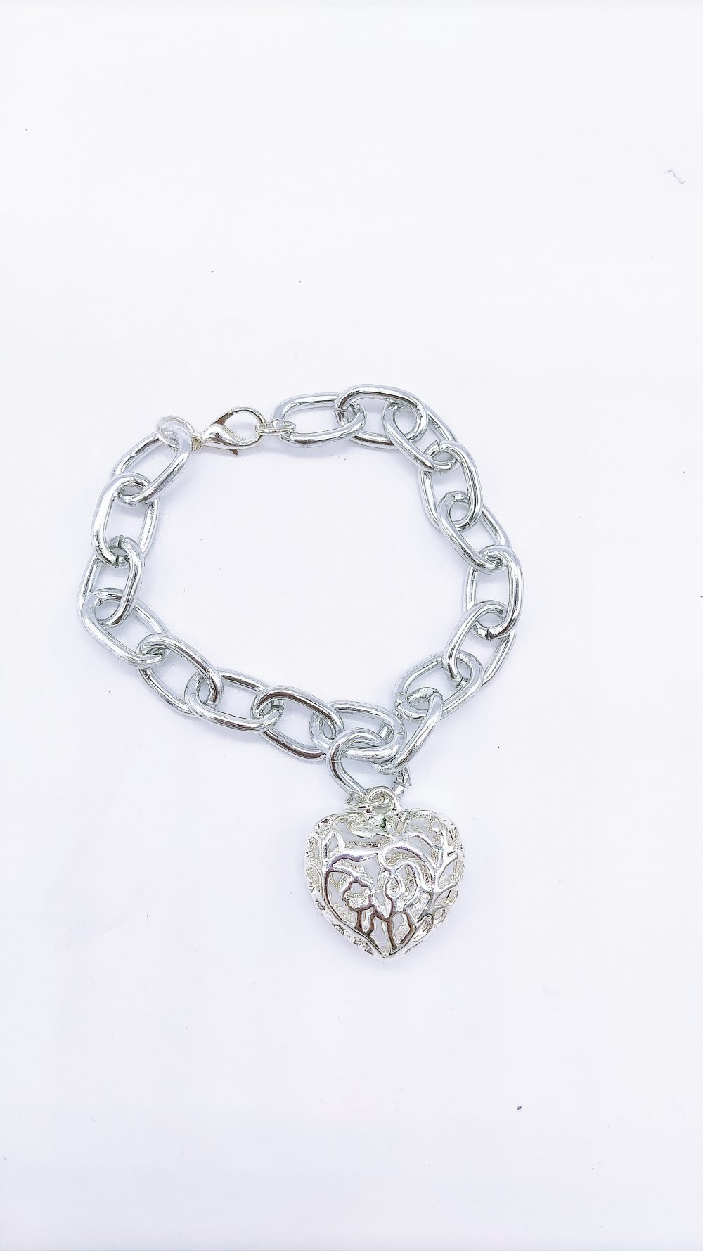 Bracciale Cuore Argento 2