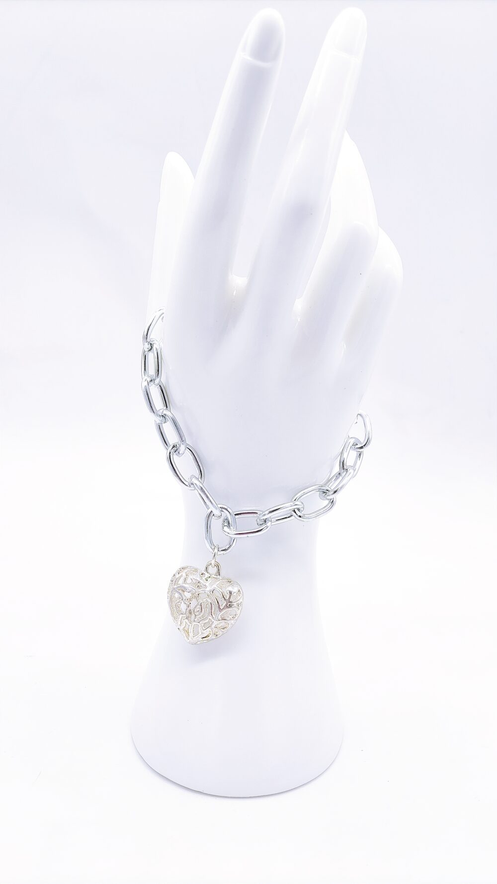 Bracciale Cuore Argento 1